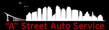 A STREET AUTO SERVICE logo