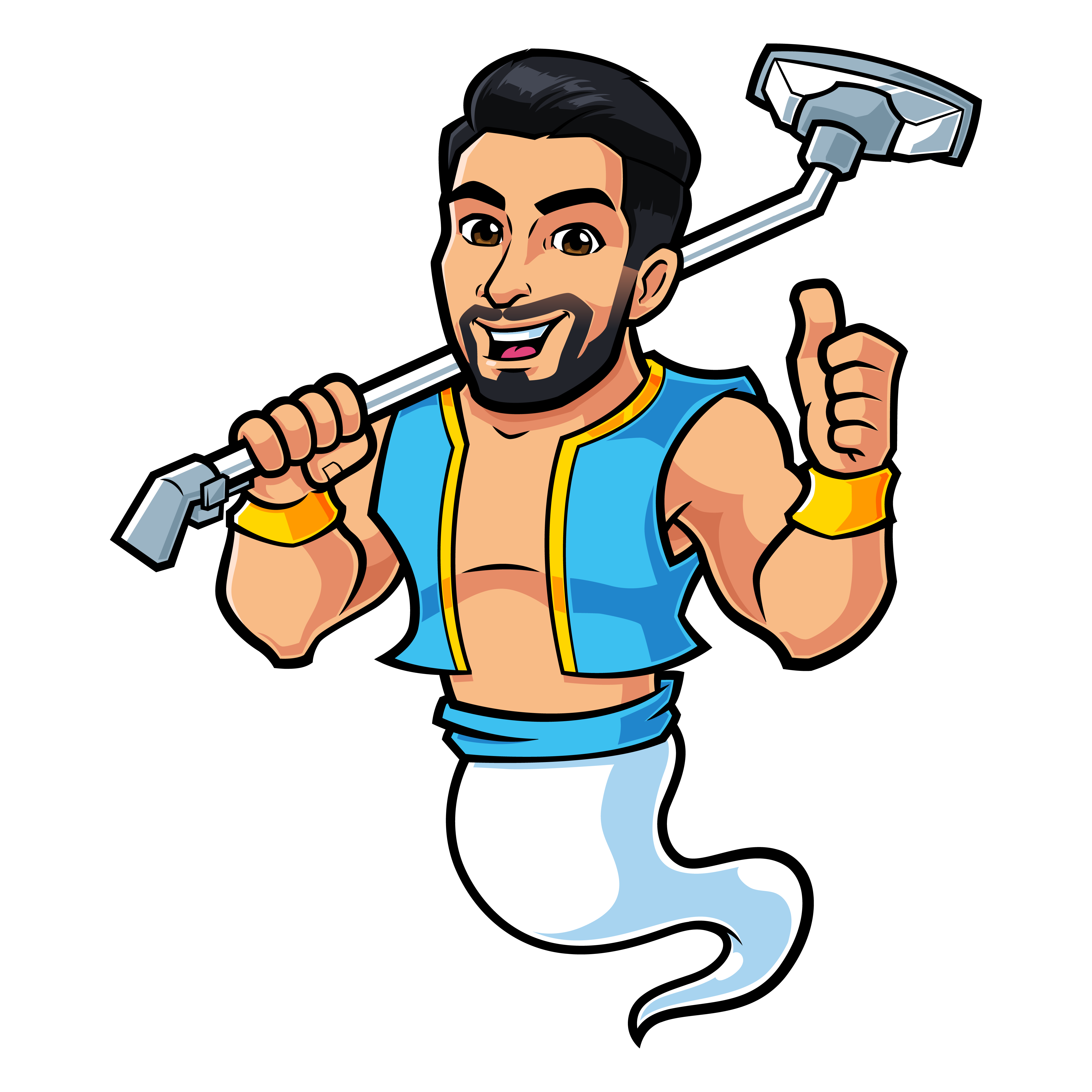 Aladdin's Carpet and Upholstery Cleaning logo
