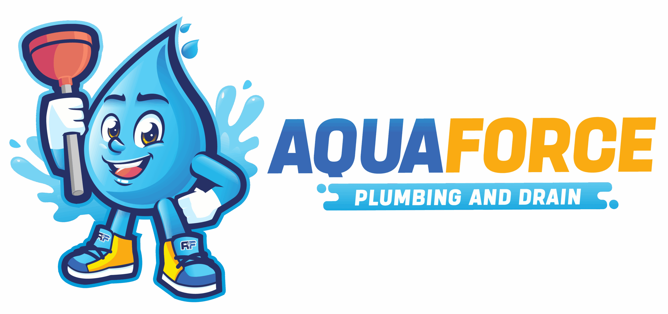 AquaForce Plumbing and Drain logo