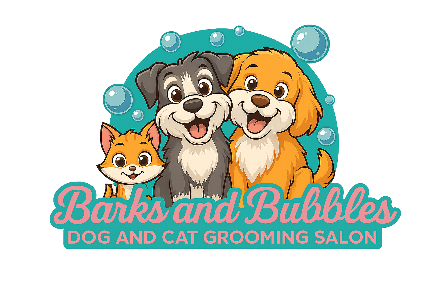 Barks and Bubbles Grooming Salon logo