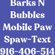 Barks N Bubbles Mobile Paw Spaw logo