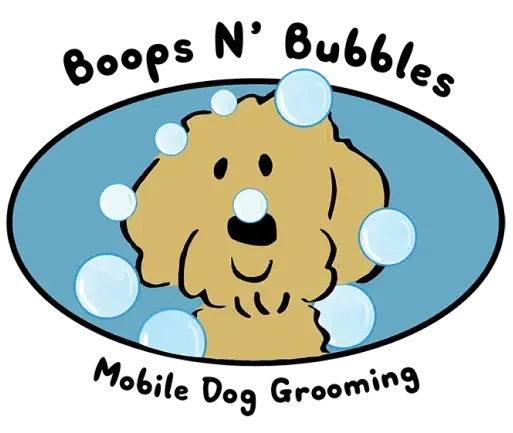 Boops N' Bubbles Mobile Dog Grooming logo