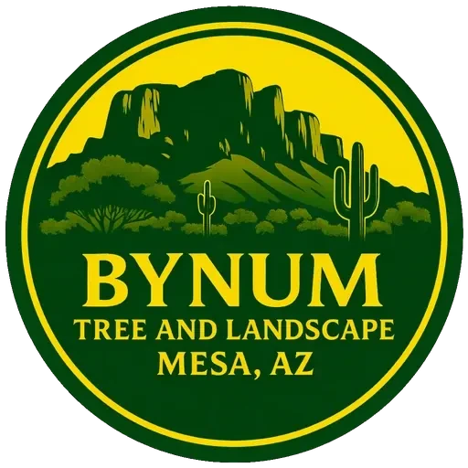 Bynum Tree and Landscape logo