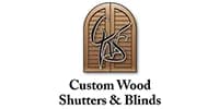 Custom Wood Shutters & Blinds logo
