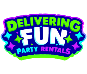 Delivering Fun Party Rentals logo