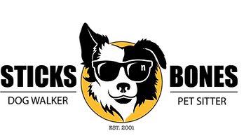 DOG WALKER-PET SITTER -STICKS N BONES logo