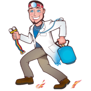 Dr. P's HVAC Heating & Air Conditioning logo