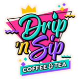 Drip 'n Sip Coffee & Tea logo