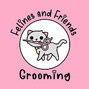 Felines and Friends Grooming logo