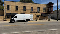 Fiberking home and business services. logo