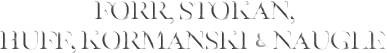 Forr Stokan Huff & Naugle logo