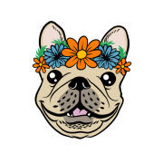 Frenchie's Flowers logo