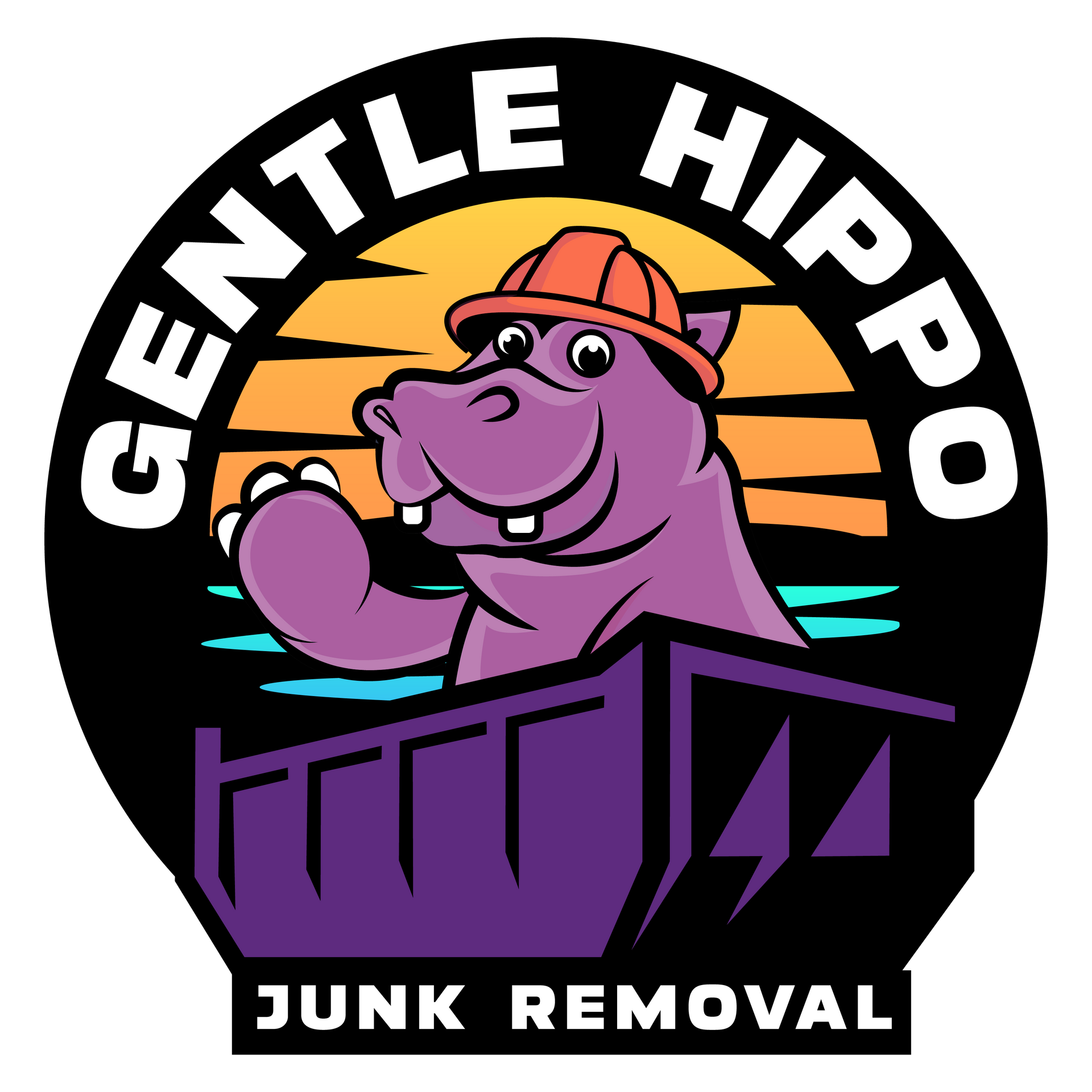 Gentle Hippo Junk Removal logo