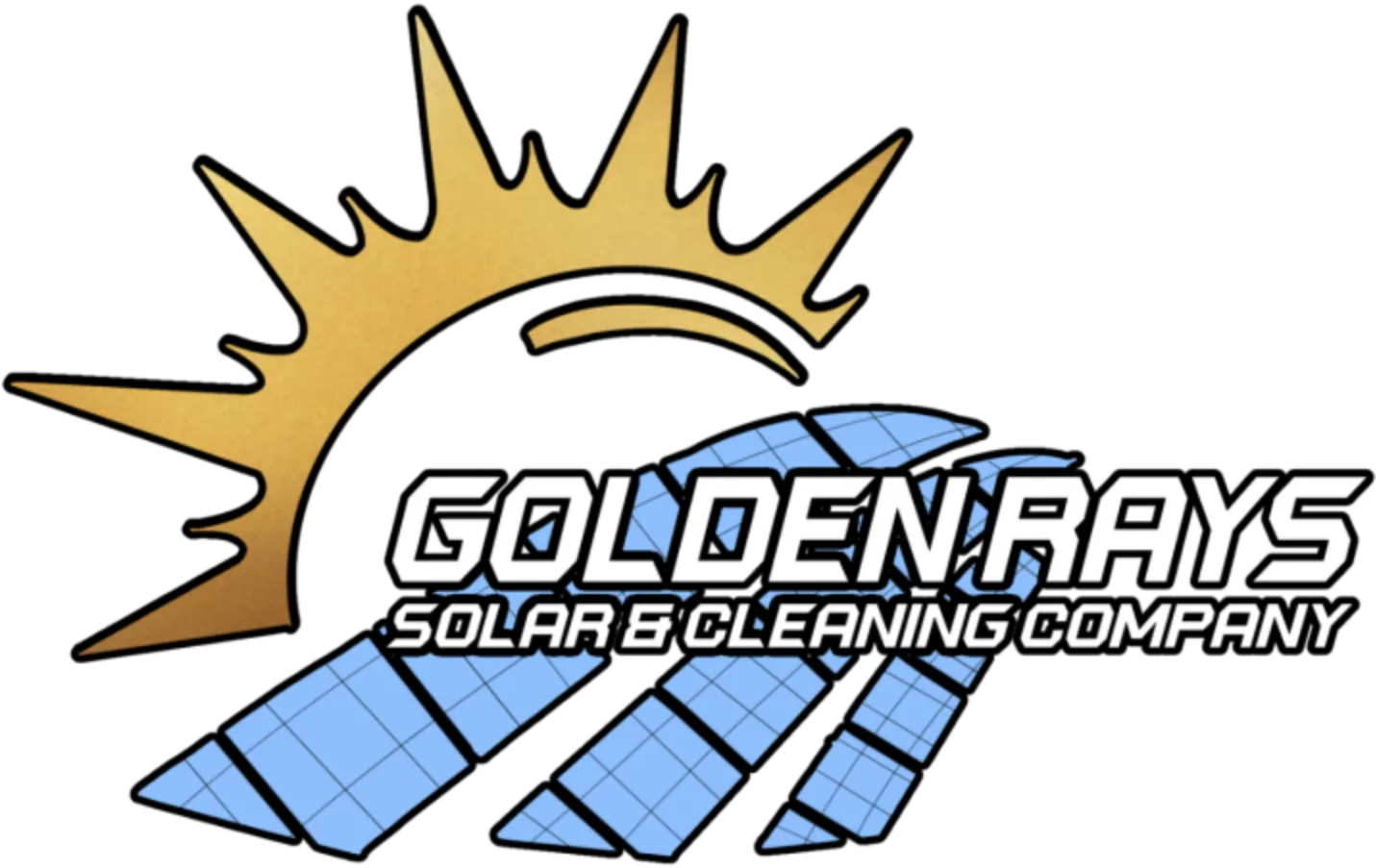 Golden Rays Solar & Cleaning Co. logo