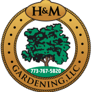 H&M Gardening logo