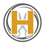 Haircutter in the Meadow logo