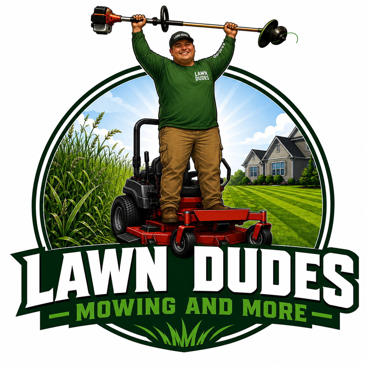Lawn Dudes Mowing & More LLC logo