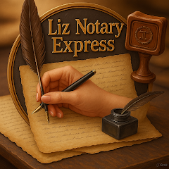 Liz Notary Express logo