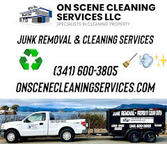 On scene cleaning services LLC & Junk Removal logo