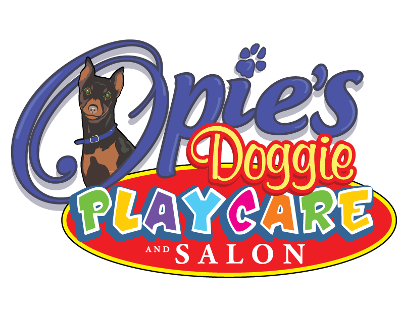 Opie's Doggie Playcare and Salon logo