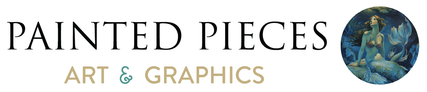 Painted Pieces Art & Graphics logo