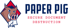 Paper Pig Shredding logo