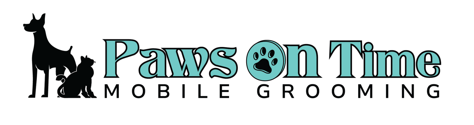 Paws On Time Mobile Grooming logo