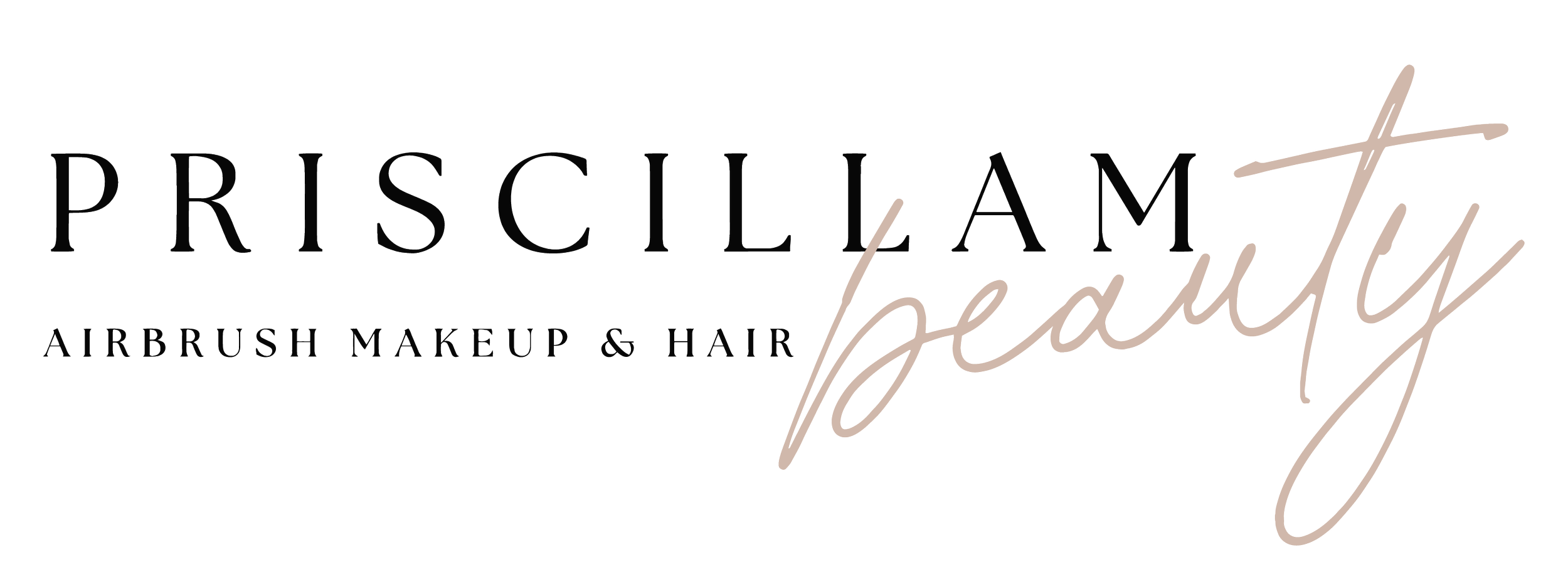 PriscillaM Beauty Hair & Makeup logo