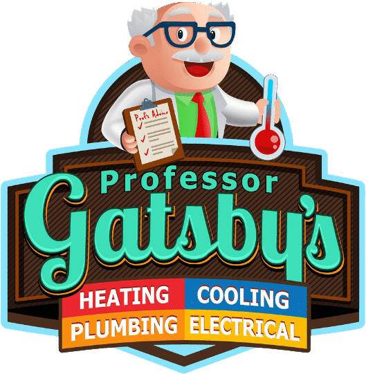 Professor Gatsby's Heating, Cooling, Plumbing & Electrical logo