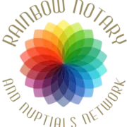 Rainbow Mobile Notary And Nuptials Wedding Officiants Network logo