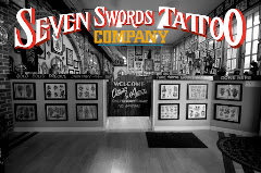 Seven Swords Tattoo Company logo