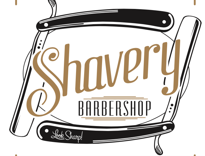 Shavery Barbershop logo