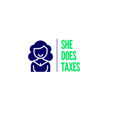 She Does Taxes logo