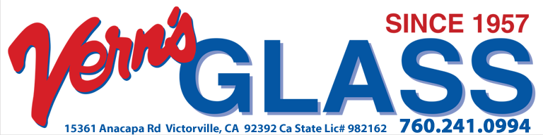 Vern's Glass logo