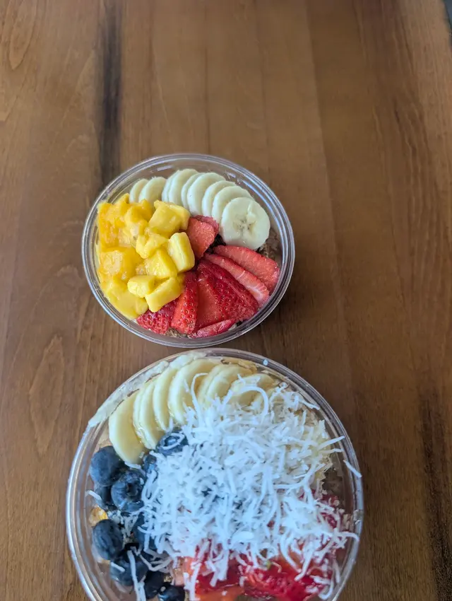 Customer photo of work by Alohana Acai Bowls and Smoothies - San Marcos (San Elijo Hills), from GlobalAppetite's review