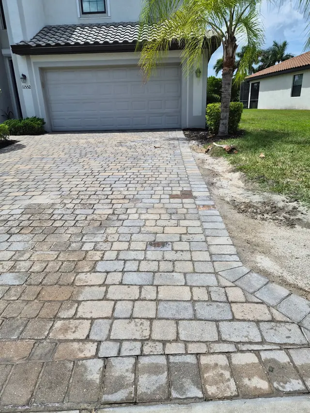 Customer photo of work by Platinum Pavers of SWFL, from Pete Della-luna's review