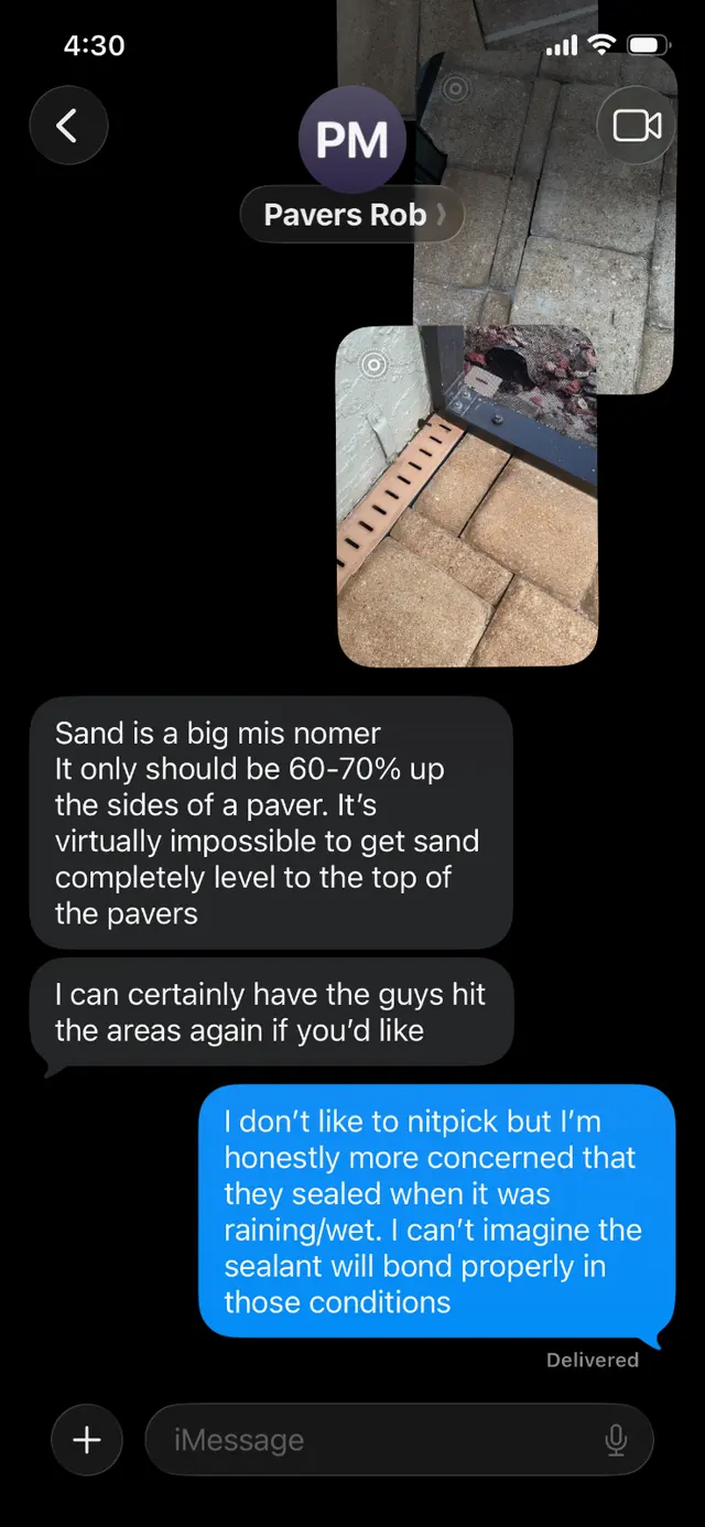 Customer photo of work by Paradise Pavers Of SWFL, from Amanda Svetliak's review
