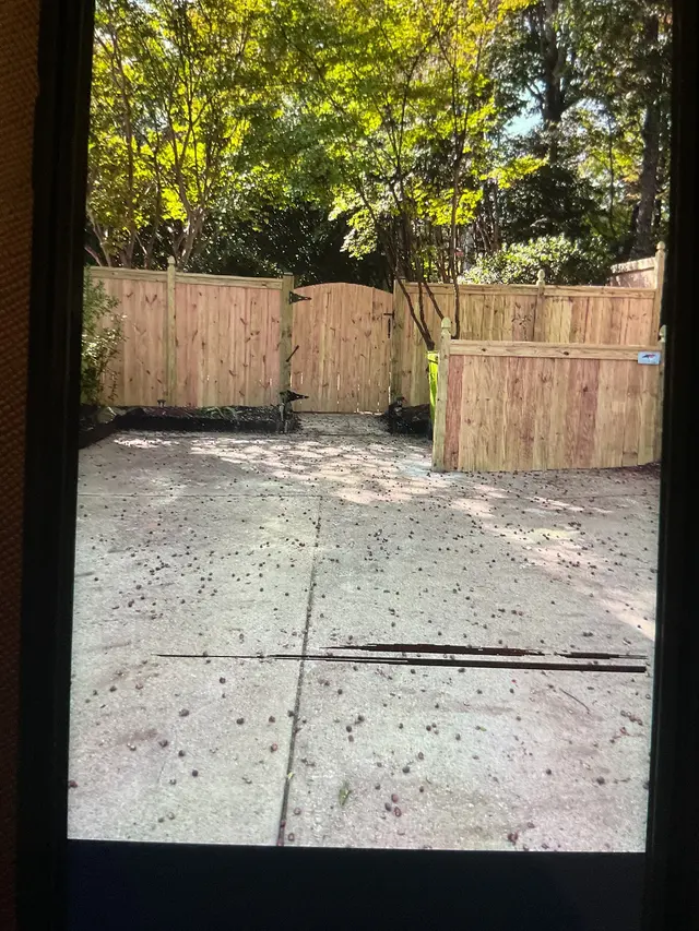 Customer photo of work by Tobacco Road Fencing, from Angela Kmiotek's review