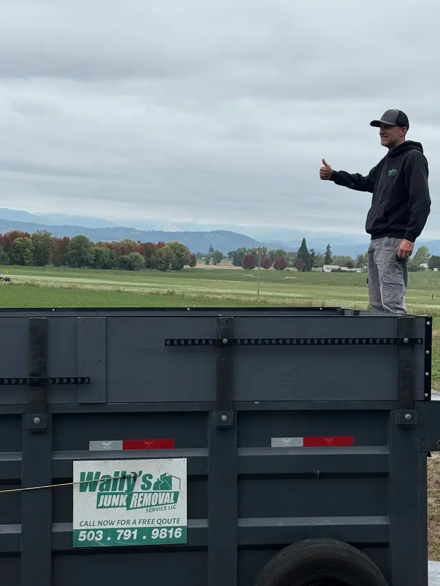 Wallys Junk Removal Service — customer photo 11