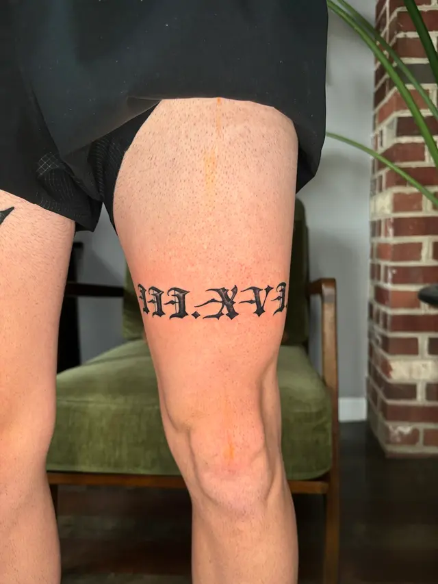 Customer photo of work by Seven Swords Tattoo Company, from Jake Celia's review