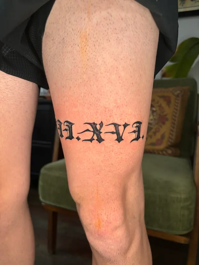 Customer photo of work by Seven Swords Tattoo Company, from Jake Celia's review