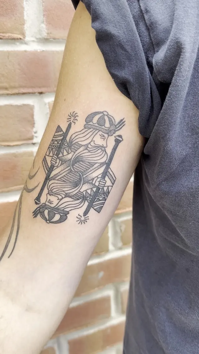 Customer photo of work by Wild Heart Tattoo, from Owen Burk's review