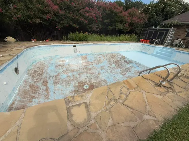 Customer photo of work by DFW Fiberglass Pool Renovations, from Susan Hamilton's review