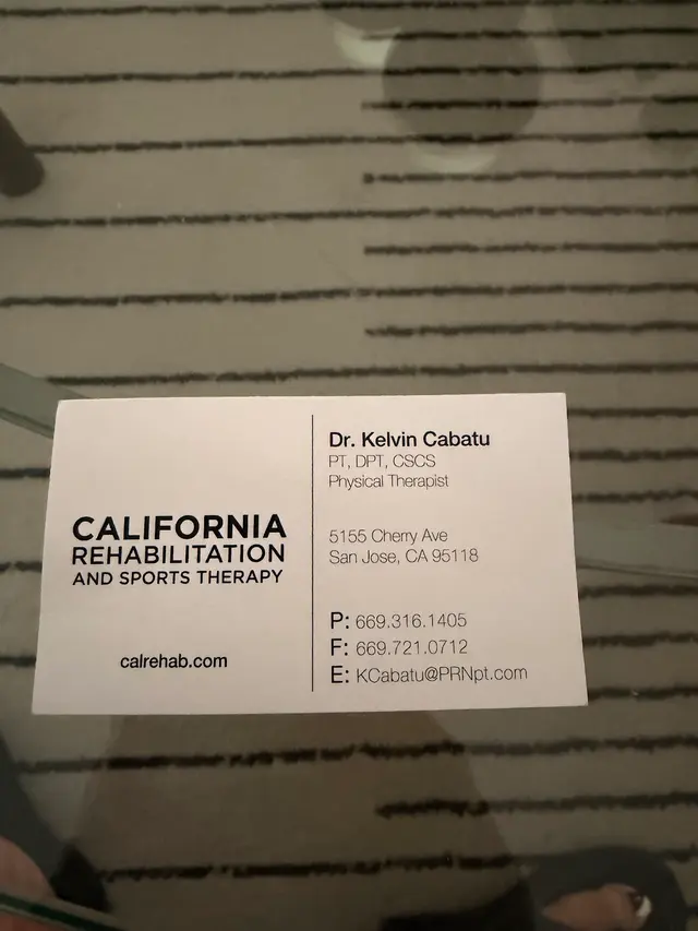 California Rehabilitation and Sports Therapy - San Jose, Cherry — customer photo 9