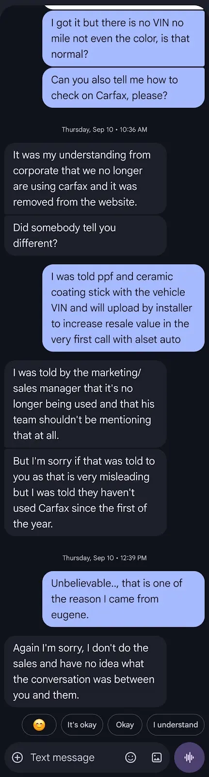 ALSET Auto — customer photo 12