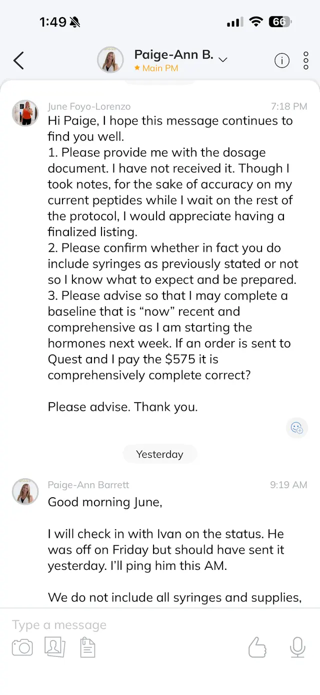 Customer photo of work by Vitality Wellness Center, from June Foyo-Lorenzo's review