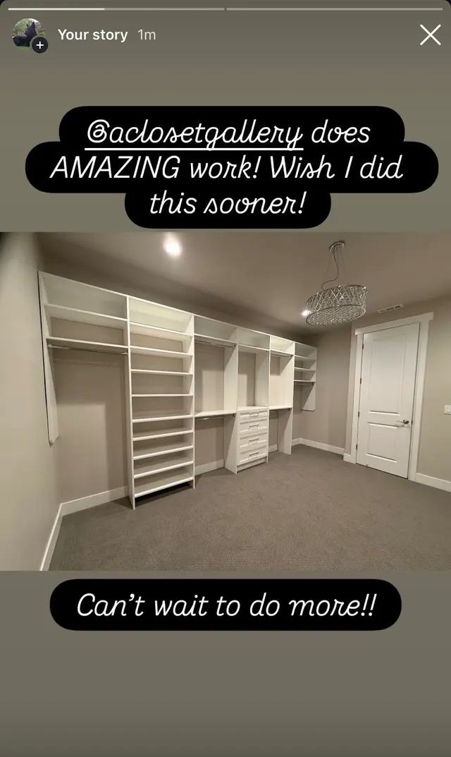 Customer photo of work by Closet Gallery, from Jeannie Harmon's review
