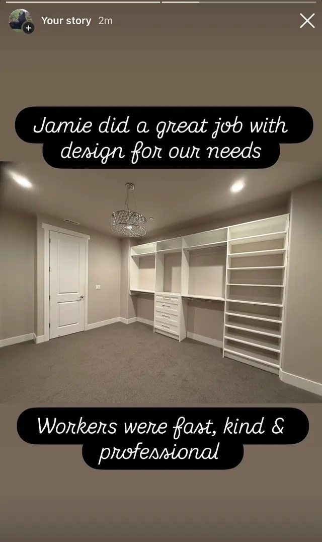 Customer photo of work by Closet Gallery, from Jeannie Harmon's review