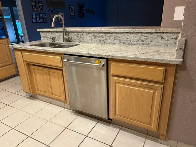 Customer photo of work by Capitol City Cabinets, from Doug McCarley's review