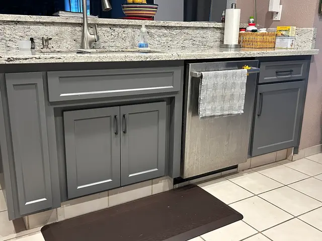 Customer photo of work by Capitol City Cabinets, from Doug McCarley's review